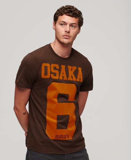 T-shirt à imprimé floqué Osaka 6
