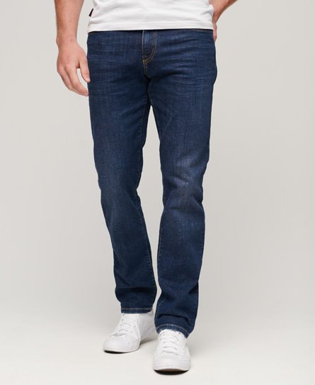 Superdry Men’s Vintage Slim Straight Jeans Blue / Jefferson Ink Vintage - Size: 28/32