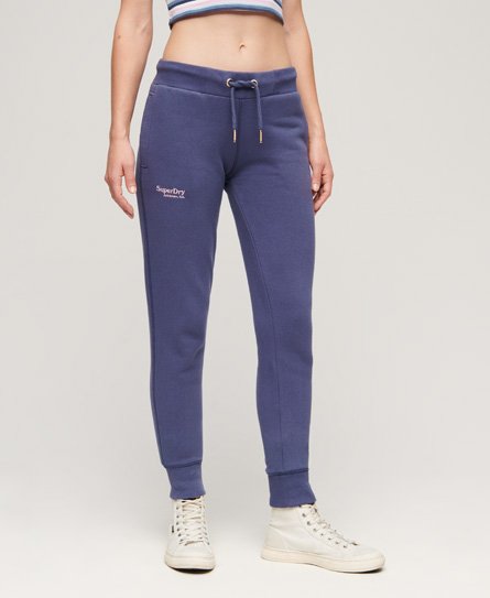 Superdry Women’s Essential Logo Joggers Navy / Mariner Navy - Size: 12