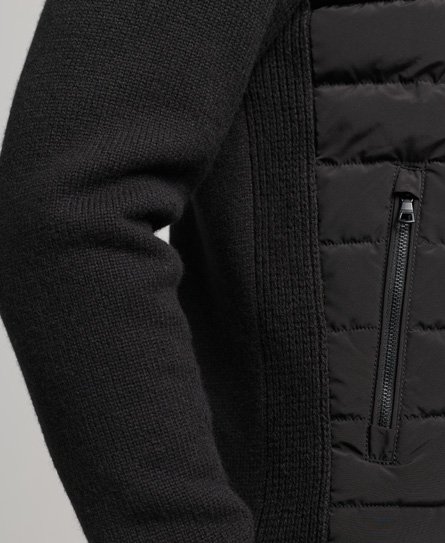 Hybrid knit online jacket