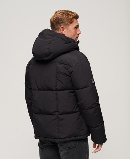 Superdry Hooded Box Quilt Puffer Jacket - Men\'s Mens Jackets