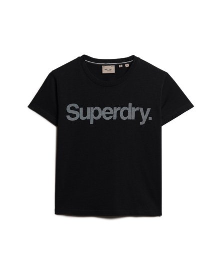 Women\'s Core Black | Superdry T-Shirt City in US Logo