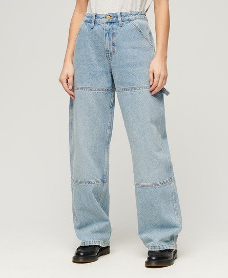 Mid Rise Denim Carpenter Jeans