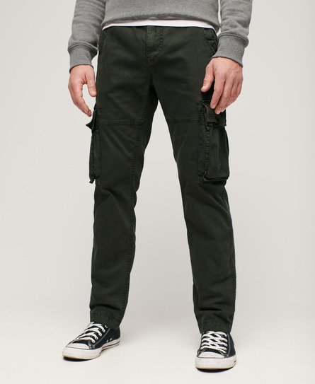 Superdry Men’s Core Cargo Pants Green / Surplus Goods Olive Green - Size: 34/34