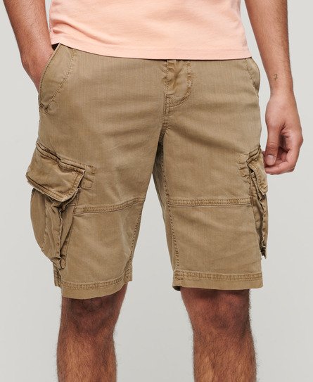 Men s Core Cargo Short in Tan Khaki Superdry CA EN