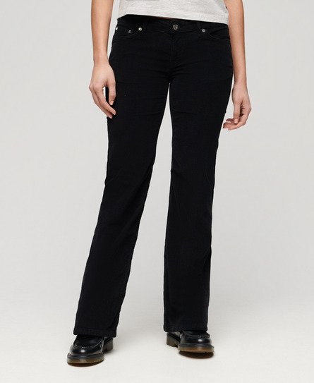 Low Rise Cord Flare Jeans