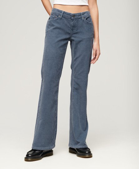 Low Rise Cord Flare Jeans