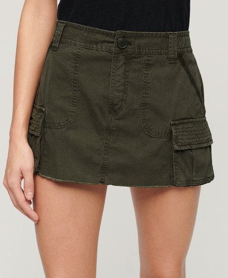 Superdry Women’s Utility Parachute Skirt Green / Olive Night Green - Size: 12