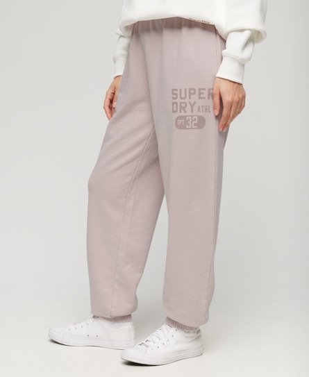 Superdry Women's Vintage Washed Graphic Jogger Light Grey / Cloud Grey