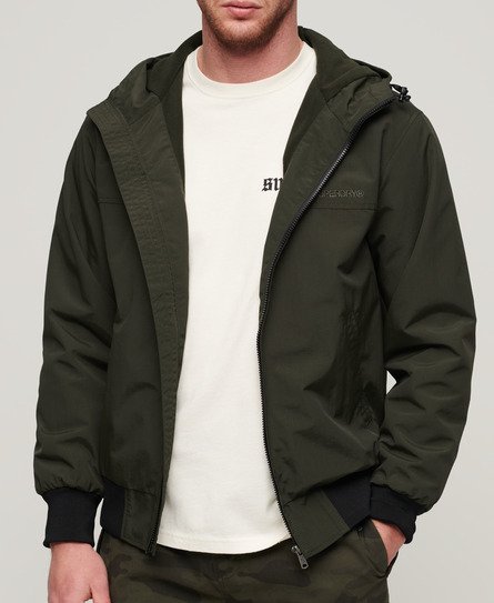 Surplus Nylon Hooded Bomber Jacket