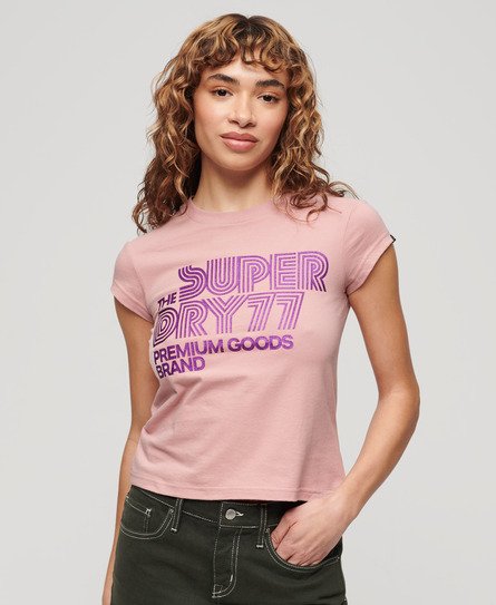 Retro Glitter Logo T-Shirt