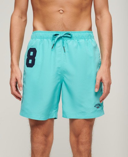17&quot; Polo-Badeshorts aus recyceltem Material