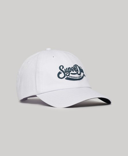 Superdry Women’s Graphic Baseball Cap Cream / Ecru - Size: 1SIZE