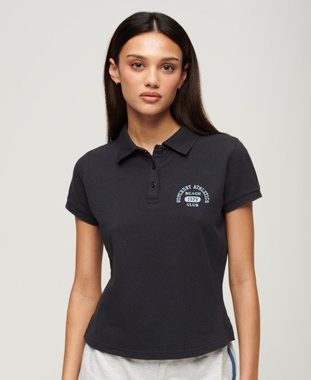 Superdry Women’s 90s Fitted Polo Navy / Eclipse Navy - Size: 16