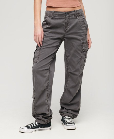 Low Rise Straight Cargo Pants