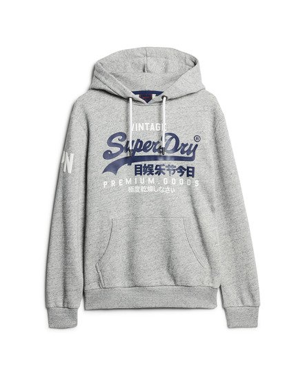 Superdry best sale gray hoodie