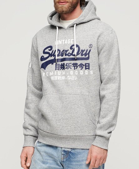 Superdry gray online hoodie