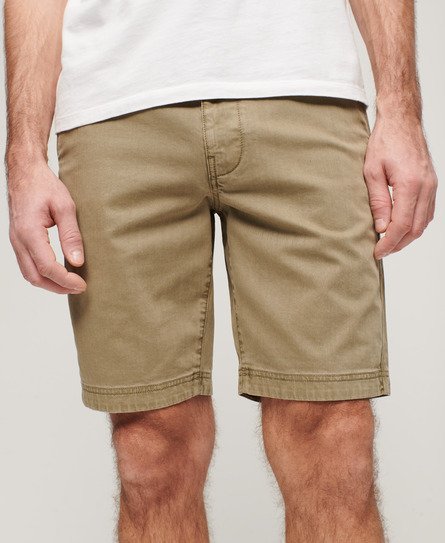 Superdry Men’s Officer Chino Shorts Green / Sage - Size: 36
