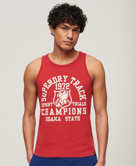 Track & Field Athletic Graphic Vest Top