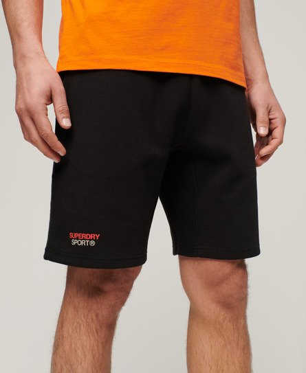 Superdry Men’s Sport Tech Logo Tapered Shorts Black - Size: XL
