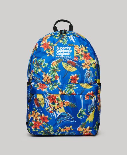 Superdry Women’s Printed Montana Backpack Blue / Dolphine Ocean - Size: 1SIZE