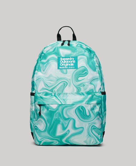 Superdry Women’s Printed Montana Backpack Blue / Irridecent Bali Blue - Size: 1SIZE