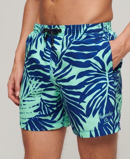 mint palm print