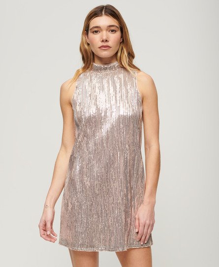 Champagne Crinkle Sequin