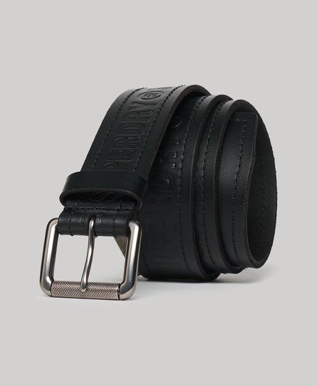 Superdry Men’s Vintage Branded Belt Dark Grey / Black 1 - Size: L