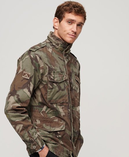 Military M65 Jacket - French Camo Green - Superdry - Women Jackets –  Superdry Singapore