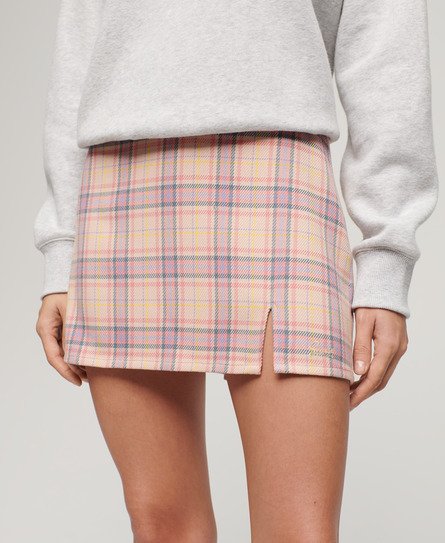 Check Mini Skirt