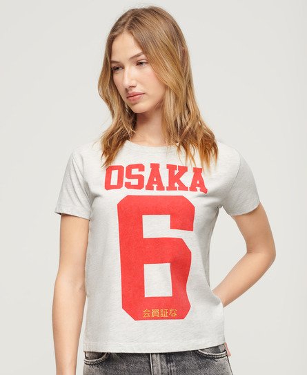 Aansluitend Osaka T-shirt met grafische print