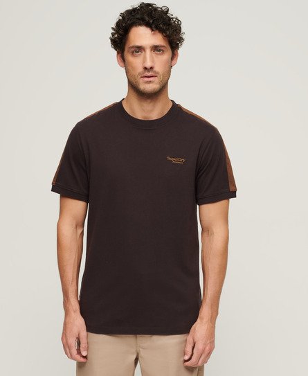 Superdry Men's Essential Logo Retro T-Shirt Brown / Chocolate Plum Brown/Dachshund Tan