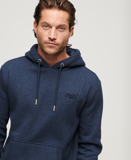 Navy blue cheap superdry hoodie