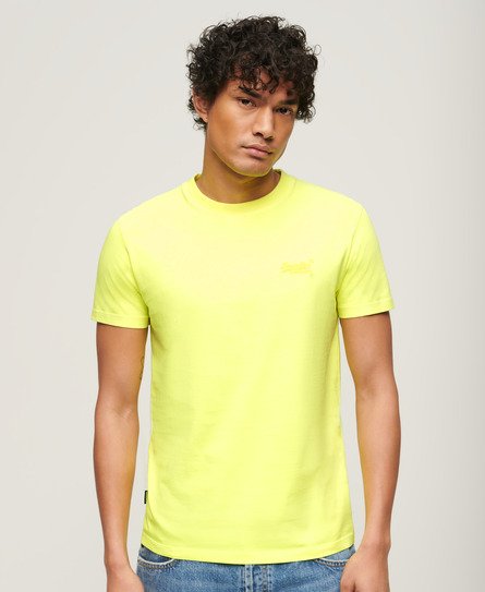 Essential Logo Embroidered Neon T-Shirt