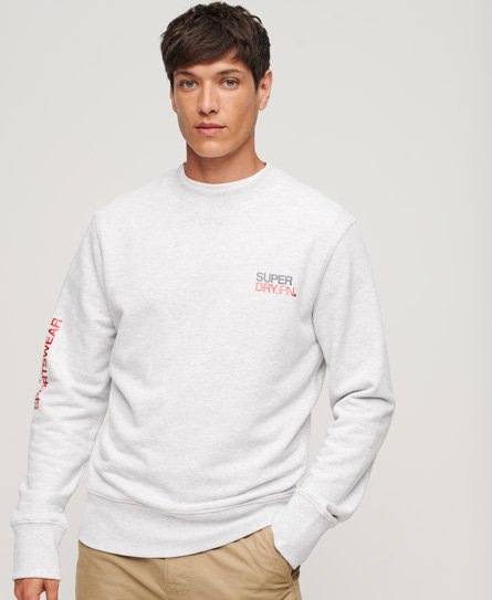 Sportswear Logo rundhalsad sweatshirt med lössittande passform