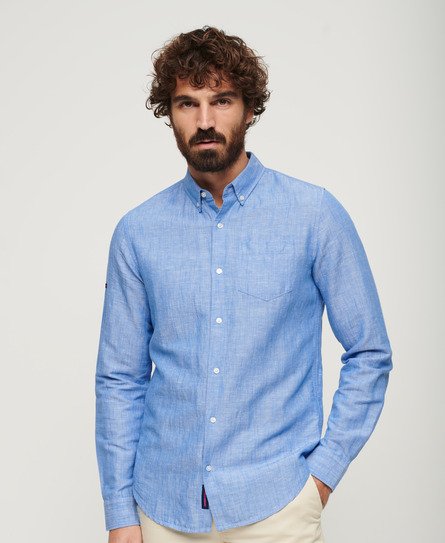 Organic Cotton Studios Linen Button Down Shirt 