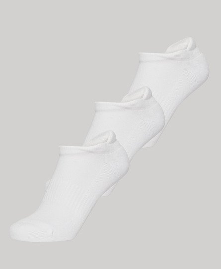 Superdry Women’s Trainer Sock 3 Pack White - Size: XS/S