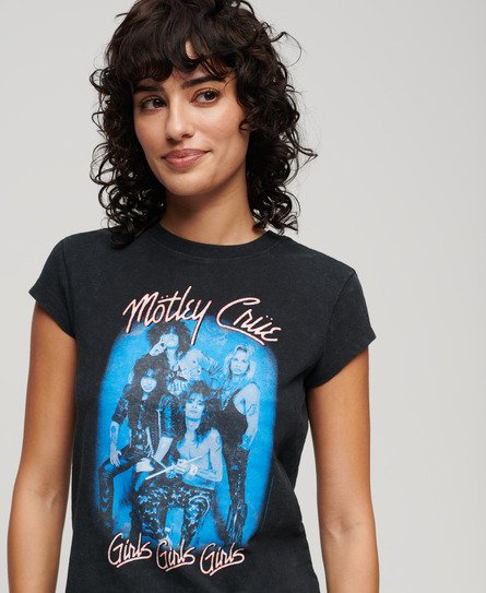 Mötley Crüe t-tröja med holkärmar