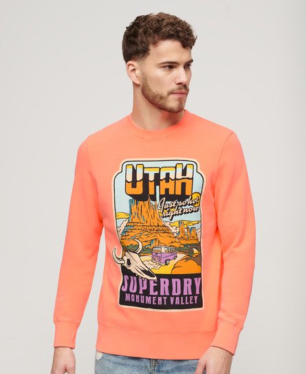 Lässiges neonfarbenes Travel Sweatshirt
