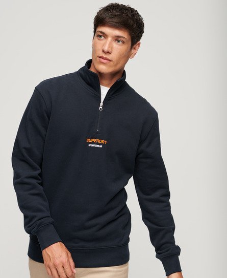 Relaxed Fit Half-zip Sweatshirt