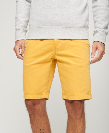 Superdry Men’s Vintage International Shorts Yellow / Cornsilk Yellow - Size: 30