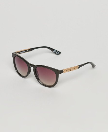 Superdry Women's Sdr Keyhole Round Sunglasses Brown / Dark Brown / Pink Fade