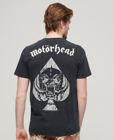 Superdry Men’s Motörhead x Limited Edition Band T-Shirt Black / Mid Back In Black - Size: XL