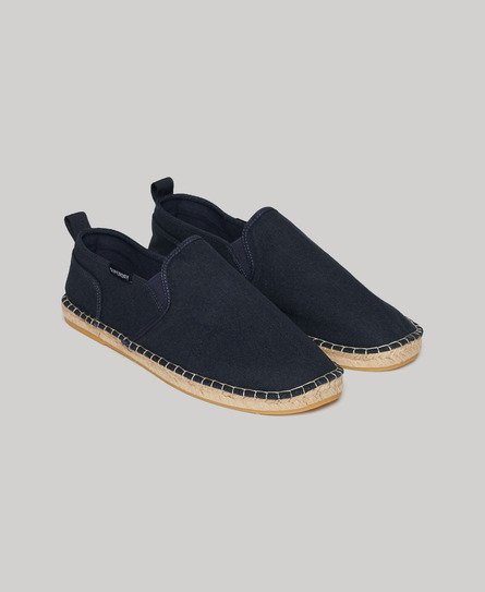 Superdry Men’s Canvas Espadrille Shoes Navy / Richest Navy - Size: 9