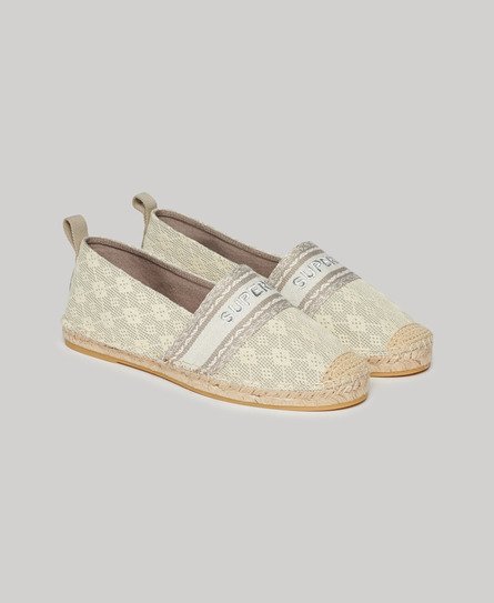 Canvas Espadrille Overlay Shoes