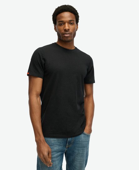 Superdry Men's Classic Essential T-Shirt Black / Jet Black
