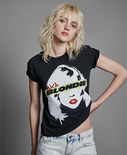 Figurbetontes Blondie x Superdry T-Shirt