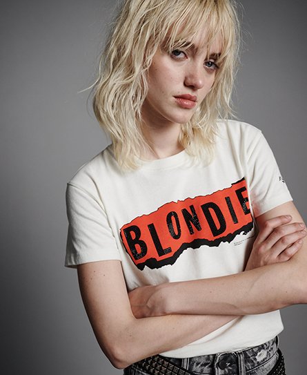 Tyköistuva Blondie x Superdry -T-paita