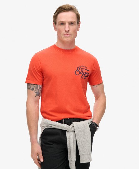 Copper Label Chest-T-skjorte med grafikk